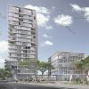 Housing and office building