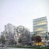 Housing and office building